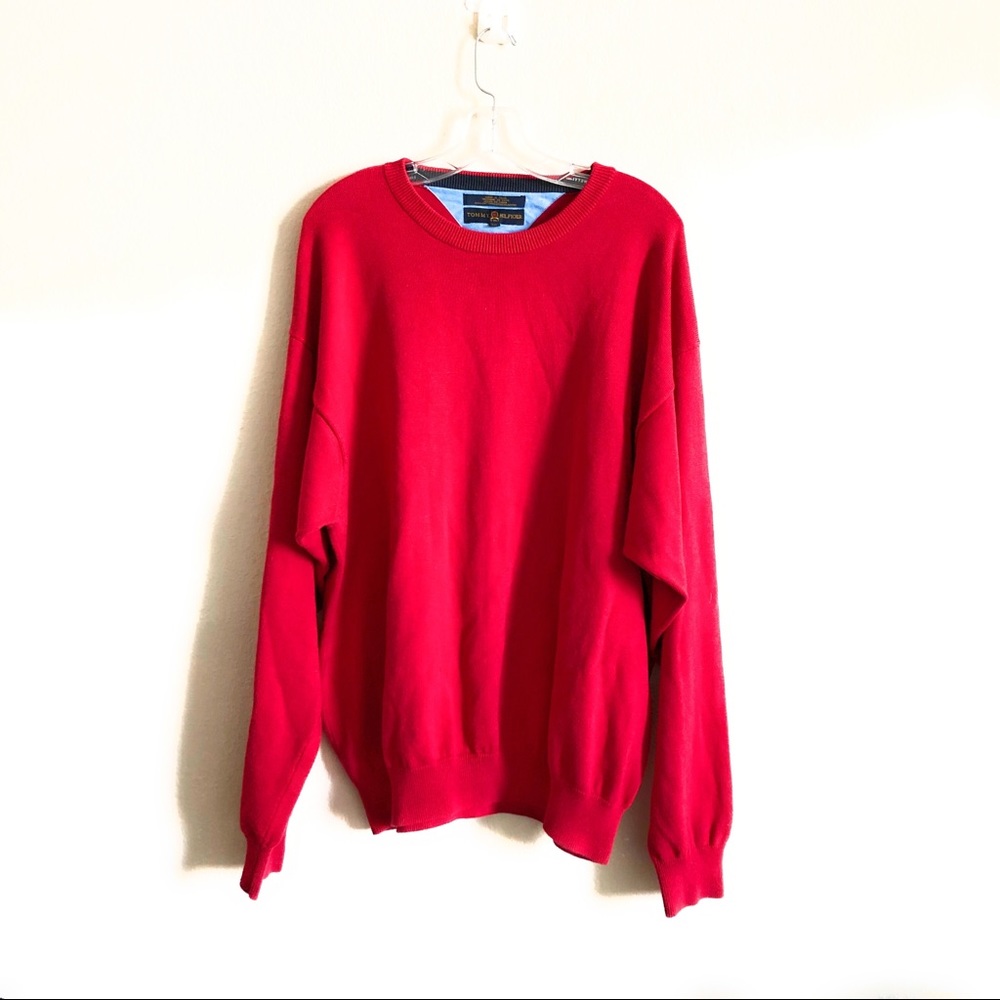 Tommy Hilfiger XXL Pullover Sweater Red
